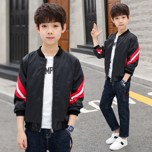 Dječja proljetna jakna s patentnim zatvaračem - za dječake