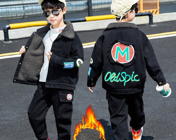 Új modell gyerekkabát puha meleg béléssel