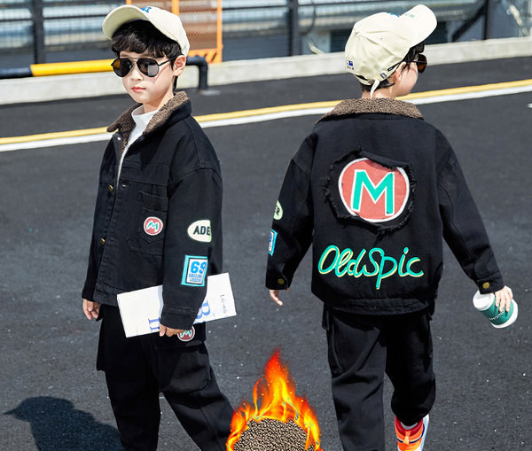 Új modell gyerekkabát puha meleg béléssel