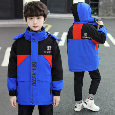 Gyerek szélálló kabát kapucnival és béléssel