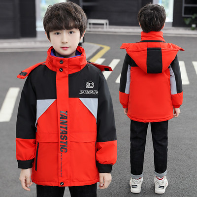 Gyerek szélálló kabát kapucnival és béléssel