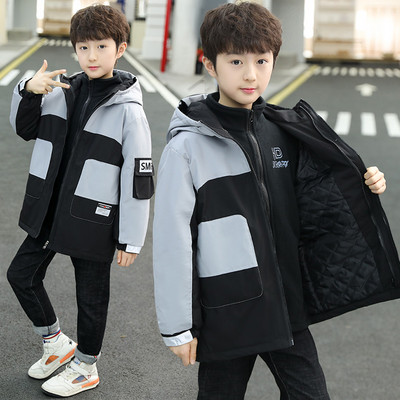 Gyerek szélálló kabát kapucnival és béléssel