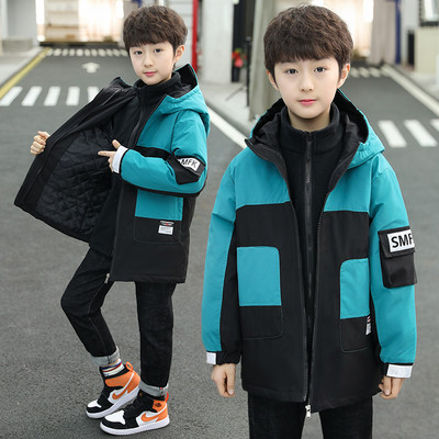 Gyerek szélálló kabát kapucnival és béléssel