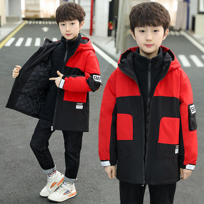 Gyerek szélálló kabát kapucnival és béléssel