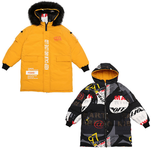 Uue mudeli kapuutsiga ja aplikatsiooniga laste talvejope