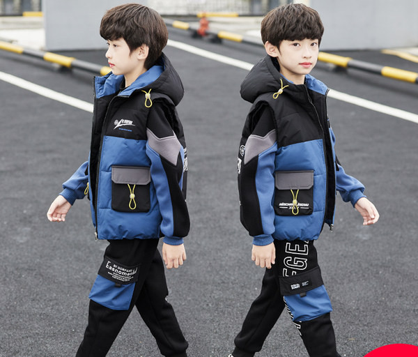 Három részből álló téli gyerekkészlet fiúknak