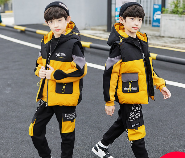 Három részből álló téli gyerekkészlet fiúknak