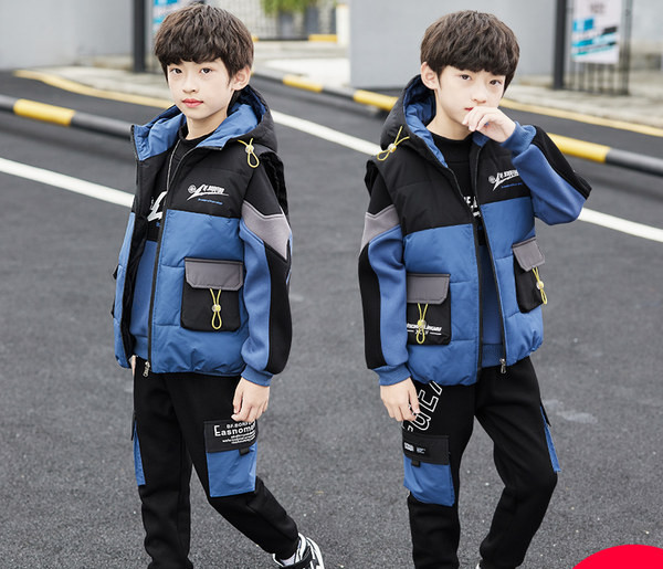 Három részből álló téli gyerekkészlet fiúknak