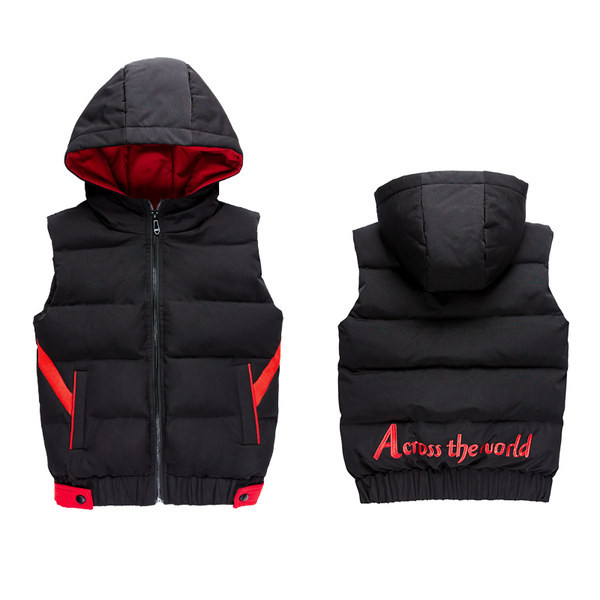 Jelenlegi gyerekmellény kapucnival kétféle kivitelben