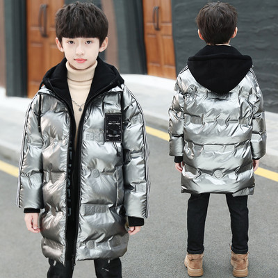 Debela zimska jakna s rubovima - srednje dužine