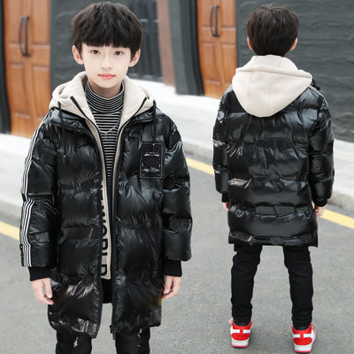 Debela zimska jakna s rubovima - srednje dužine