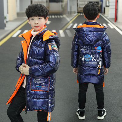 Χειμερινό μπουφάν μεσαίου μήκους και μοτίβο