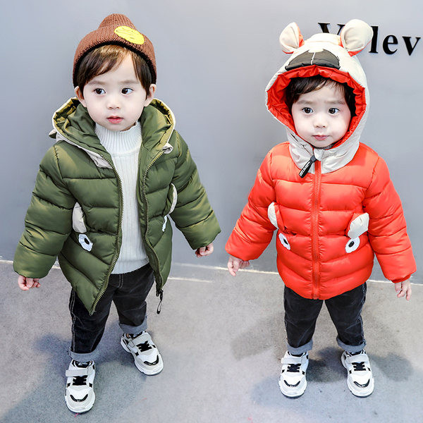 Ležerna dječja jakna s kapuljačom za dječake