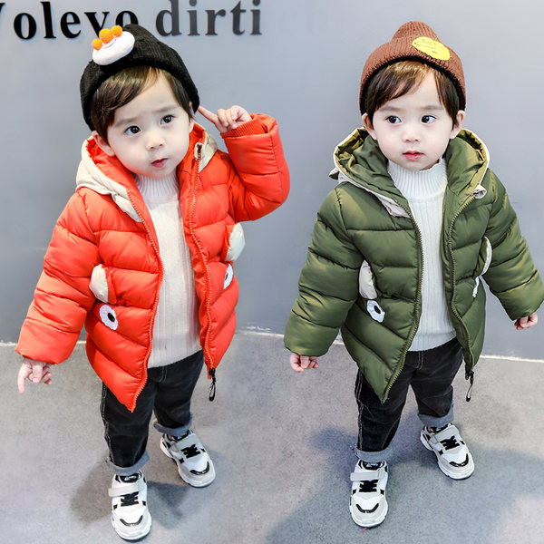 Ležerna dječja jakna s kapuljačom za dječake