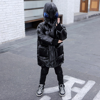 Kapuutsi ja lukuga talvine lastejope - kolme värvi