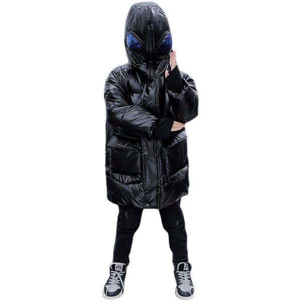 Kapuutsi ja lukuga talvine lastejope - kolme värvi