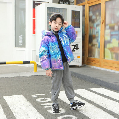 Alkalmi gyerekkabát kapucnival - fiúknak és lányoknak