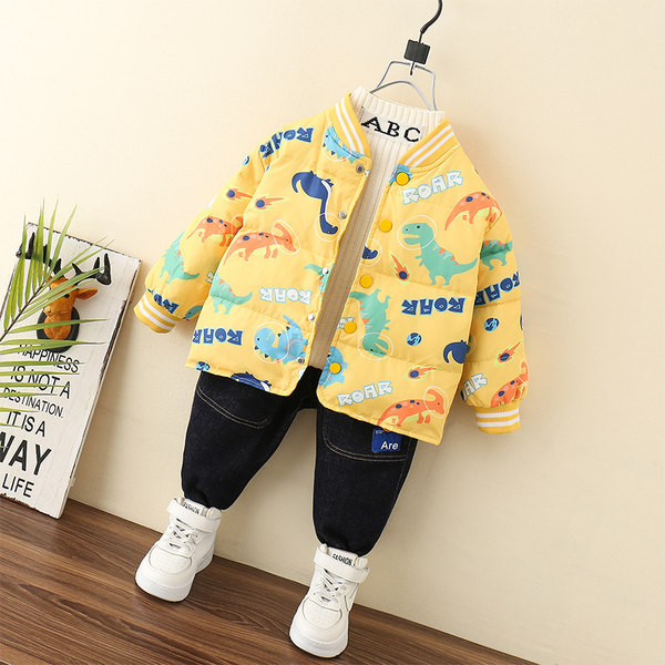 Gyerek színes kabát gombokkal