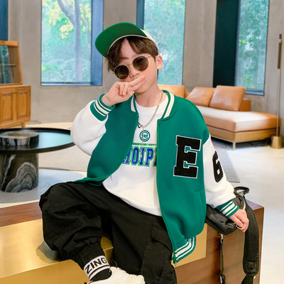 Új modell gyerek baseball kabát fiúknak