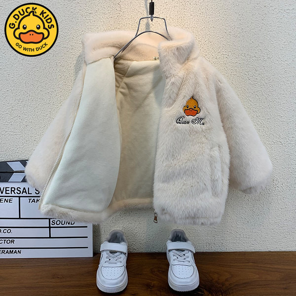 Gyermek tollkabát hímzéssel - alkalmas fiúknak vagy lányoknak