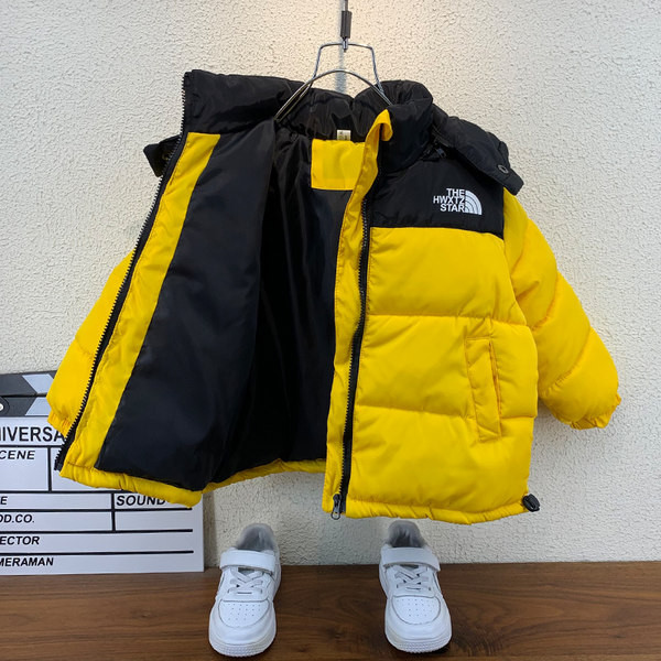 Meleg téli gyerek melegítő kapucnival