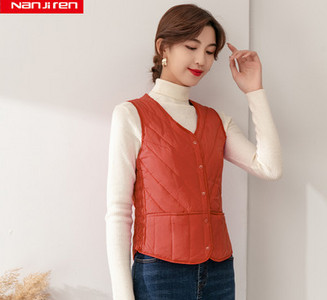 Testre szabott női mellény steppelt hatással