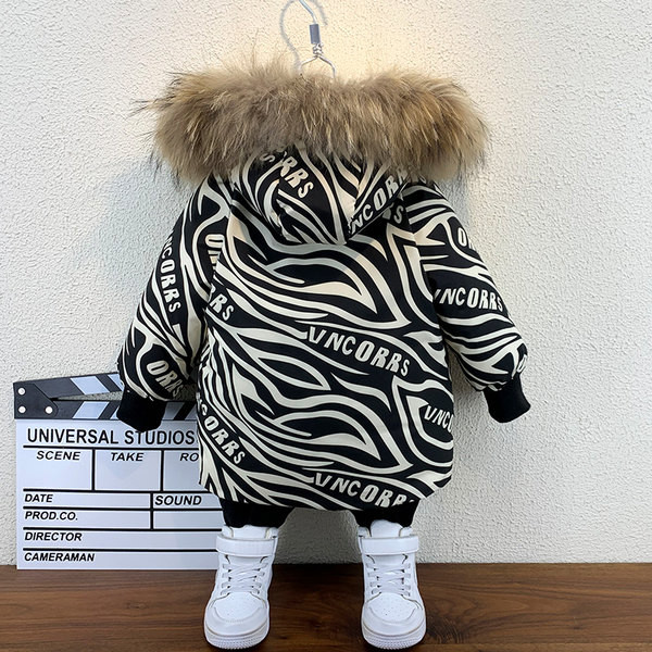 Poistele uus mudel kapuutsiga talvine lastejope