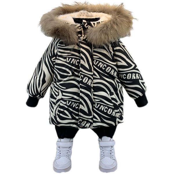 Poistele uus mudel kapuutsiga talvine lastejope