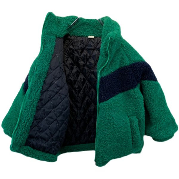 Gyermek tollkabát új modell zsebekkel fiúknak