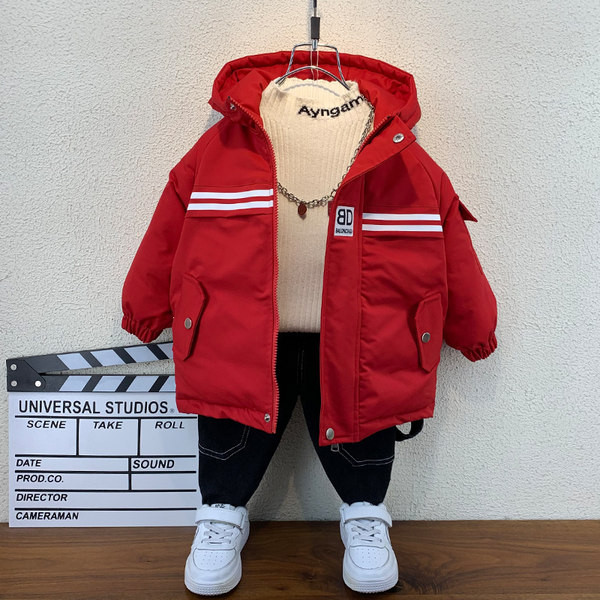 Spordi- ja igapäevane kapuutsiga laste jope