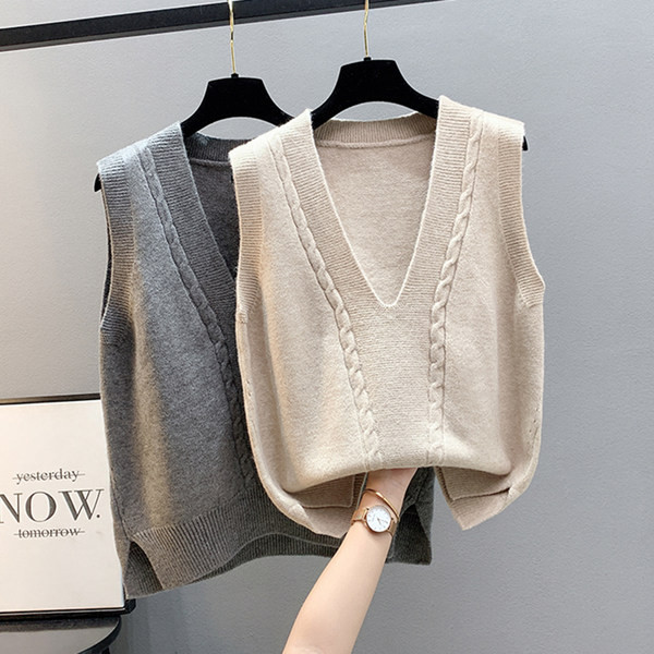 Naiste vabaaja vest spits-kaelusega - sobib talveks