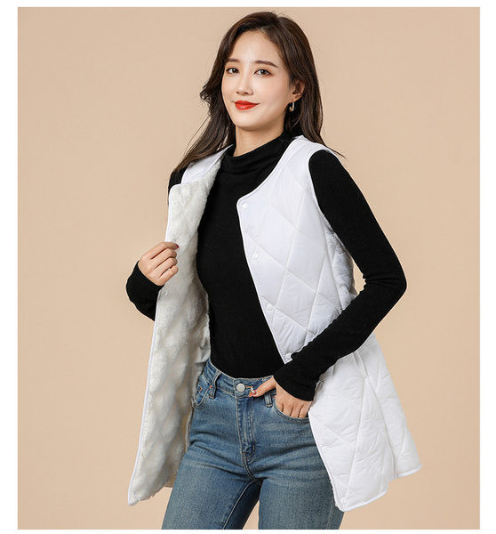 Pehme voodriga ja tepitud efektiga naistevest