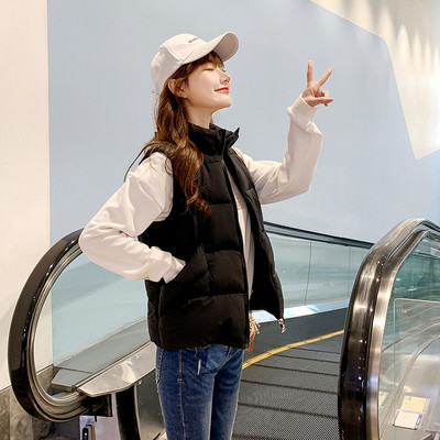 Γυναικείο κλασικό γιλέκο με ψηλό γιακά - κατάλληλο για χειμώνα