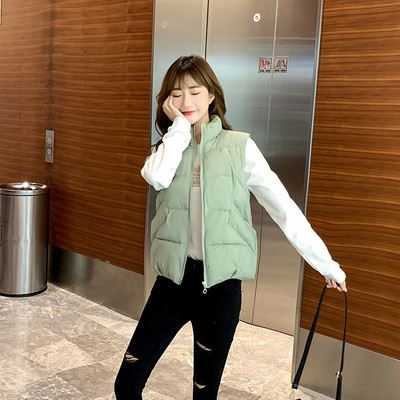 Γυναικείο κλασικό γιλέκο με ψηλό γιακά - κατάλληλο για χειμώνα