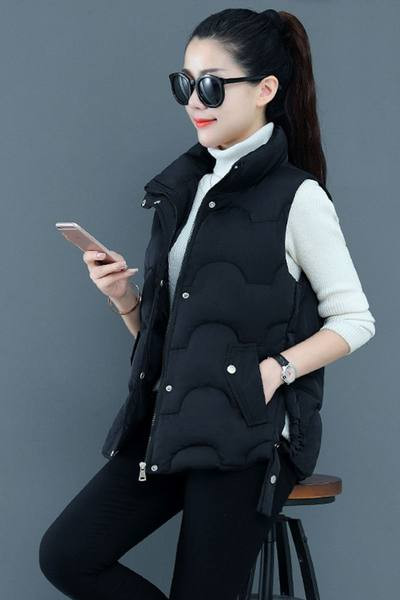 Alkalmi női mellény gombokkal - télre alkalmas