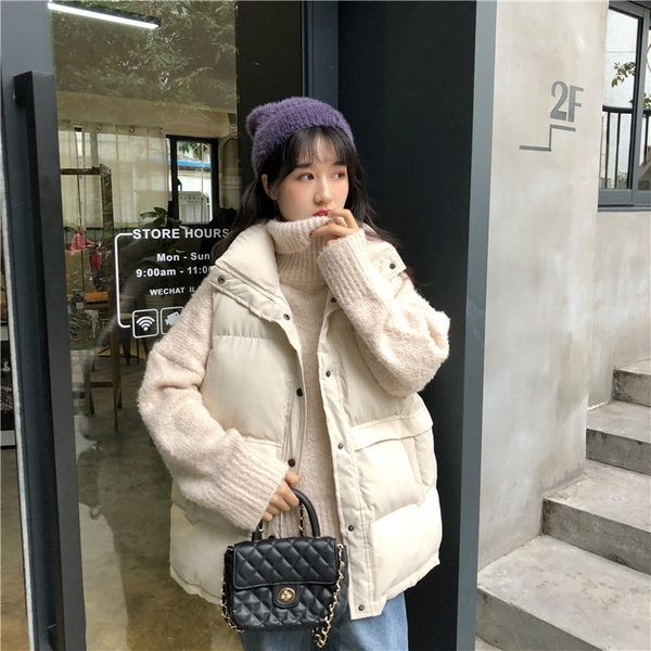 Lai taskutega puuvillane vest talveks