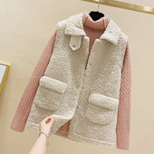 Modern pehelymellény zsebekkel