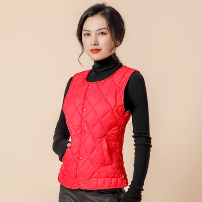 Testre szabott pamutmellény gombokkal és meleg béléssel