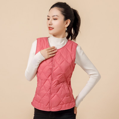 Testre szabott pamutmellény gombokkal és meleg béléssel