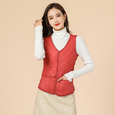 Testre szabott pamutmellény gombokkal és meleg béléssel