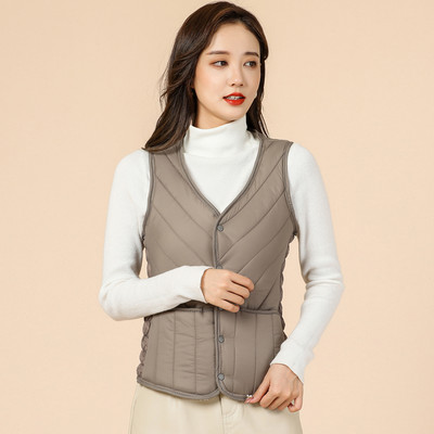 Testre szabott pamutmellény gombokkal és meleg béléssel