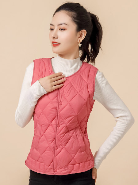 Testre szabott pamutmellény gombokkal és meleg béléssel