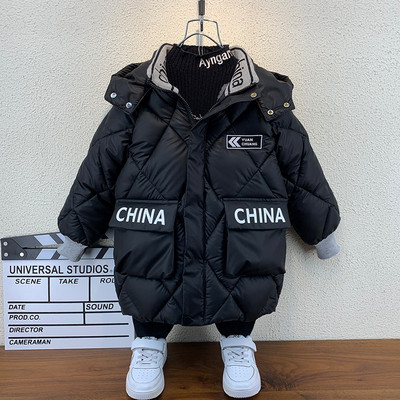 Νέο μοντέλο παιδικό καπιτονέ χειμωνιάτικο μπουφάν με κουκούλα
