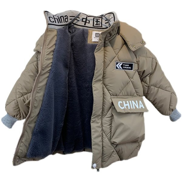 Νέο μοντέλο παιδικό καπιτονέ χειμωνιάτικο μπουφάν με κουκούλα