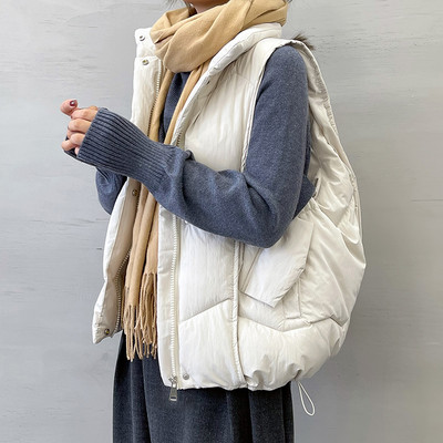 Naiste puuvillasest vestist lai lukuga mudel