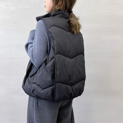 Naiste puuvillasest vestist lai lukuga mudel