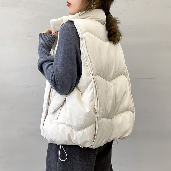 Naiste puuvillasest vestist lai lukuga mudel