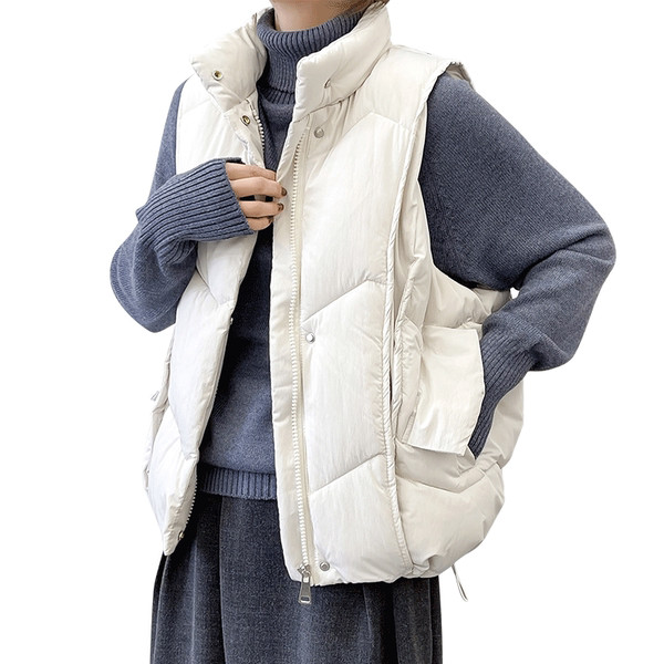 Naiste puuvillasest vestist lai lukuga mudel