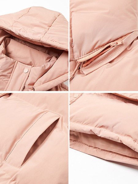 Naiste kapuutsi ja nööpidega vest