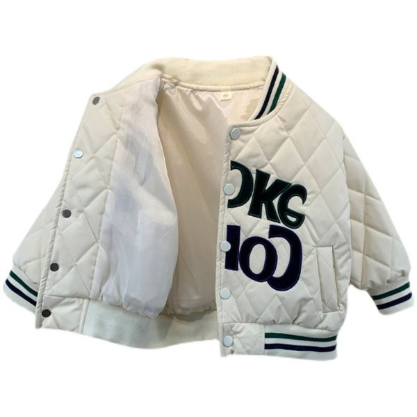 Gyermek őszi-téli kabát fiúknak steppelt hatással